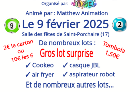 Affiche loto 09/02/2025