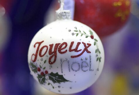 Boule de noël "Joyeux Noël"